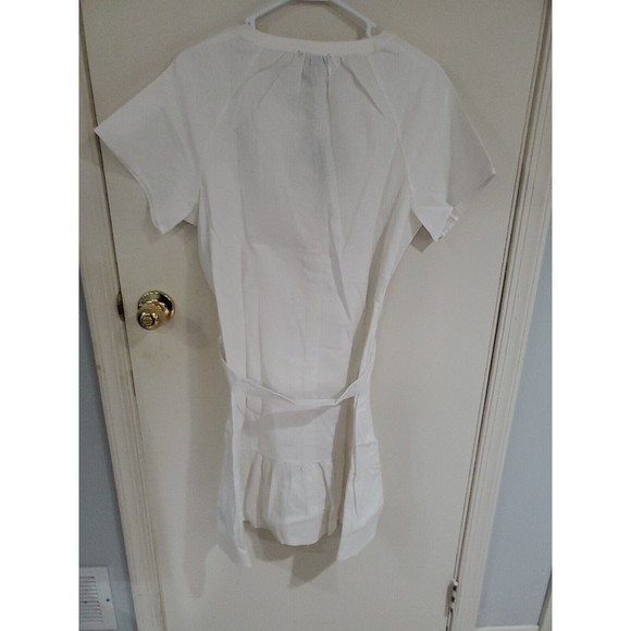 Saks Fifth Avenue Belted Linen Dress - Large - Picture 5 of 5